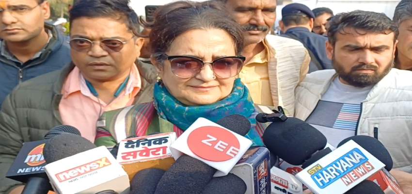 HARYANA NEWS: किरण चौधरी ने कांग्रेस पर किया कटाक्ष, कहा-कांग्रेस के पास नीति, नीयत और मुद्दा नहीं