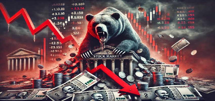 साल के आखिरी दिन शेयर मार्केट ने लगाया गोता, Sensex में रिकॉर्ड अंकों की गिरावट