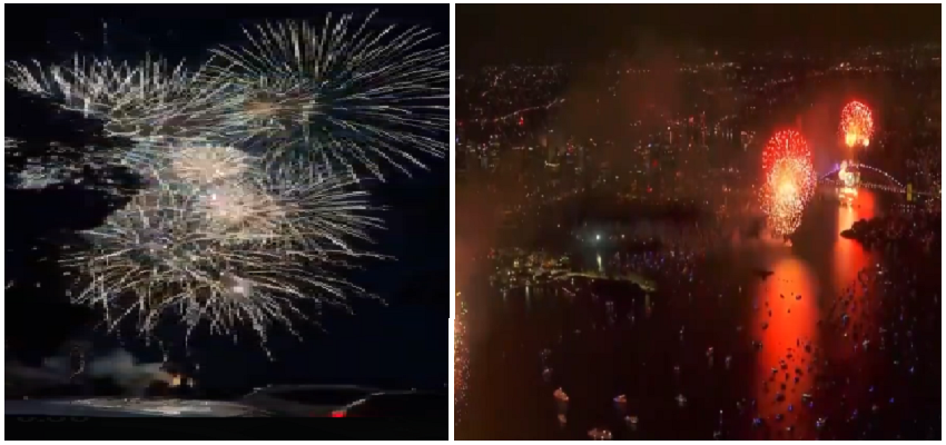 क्रिसमस द्वीप पर हुआ नए साल का आगाज, न्यूजीलैंड में रंगीन आतिशबाजी का प्रदर्शन