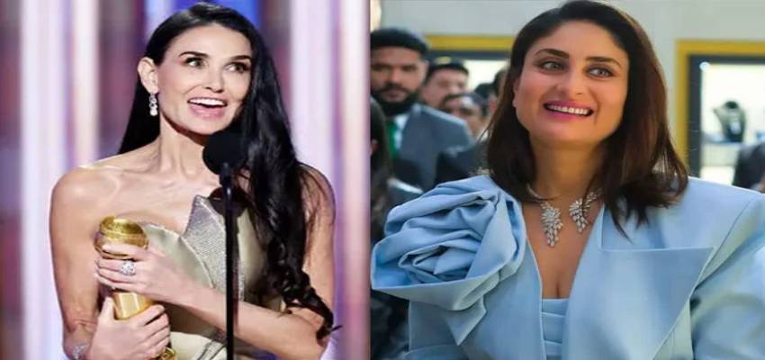 45 साल के करियर में Demi Moore ने जीता पहला गोल्डन ग्लोब अवॉर्ड, एक्ट्रेस करीना कपूर ने जमकर लुटाया प्यार