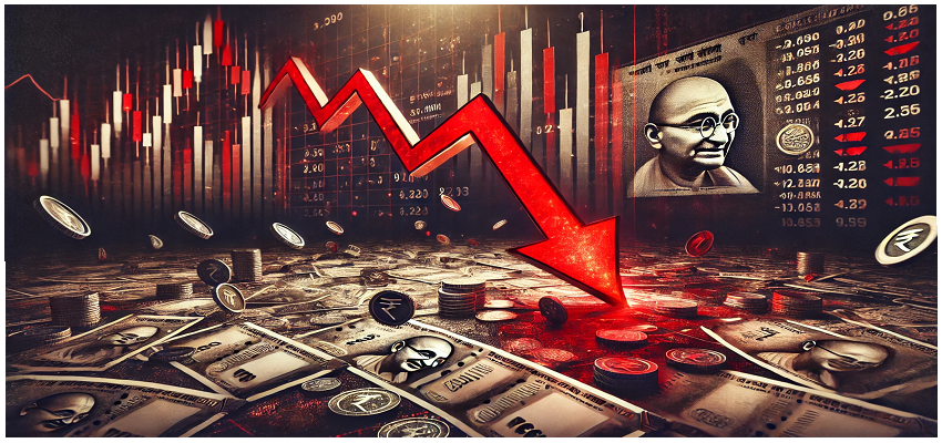 रुपया गिरने का सिलसिला जारी, हर दिन बना रहा नया रिकॉर्ड; जानें इसका आम आदमी पर प्रभाव