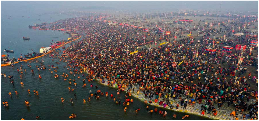 Mahakumbh 2025: पहले दिन महाकुंभ में 1.5 करोड़ श्रद्धालुओं ने किया महास्नान, अनुमान से अधिक लोग पहुंचे