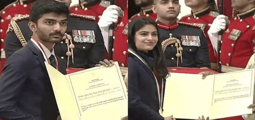 Khel Ratna Award 2024: मनु भाकर और डी गुकेश समेत चार खिलाड़ियों को खेल रत्न, 32 को मिला अर्जुन अवॉर्ड