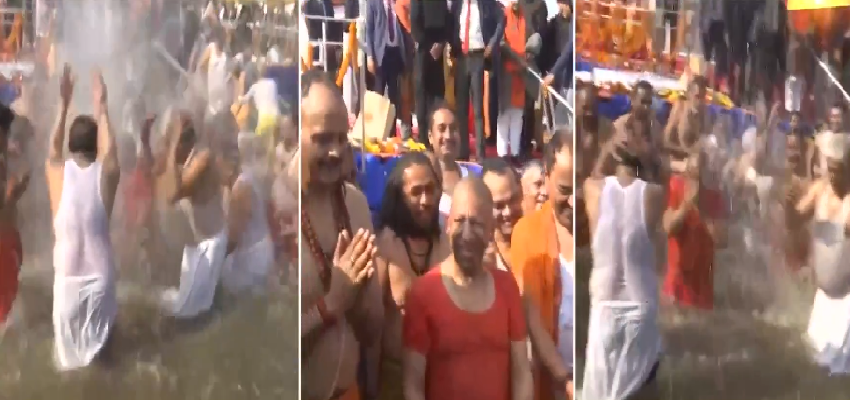 CM योगी ने मंत्रियों के साथ महाकुंभ में लगाई डुबकी, कैबिनेट बैठक के बाद किए कई बड़े ऐलान