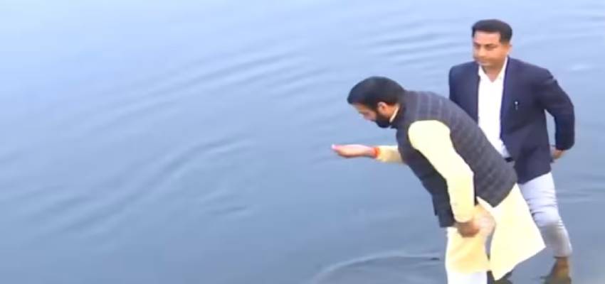 “झूठ के पांव नहीं होते”, यमुना के पानी का आचमन करके सीएम सैनी ने आतिशी पर साधा निशाना