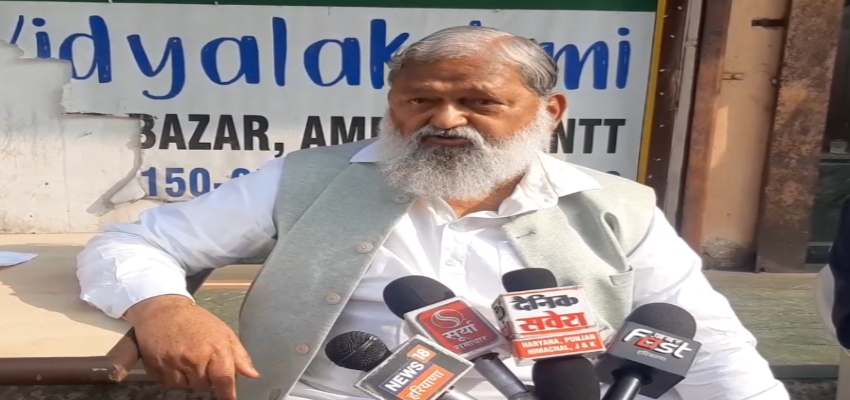 ‘वो बताएं कहा है जहर और किसने मिलाया’ अनिल विज ने केजरीवाल पर किया तीखा हमला