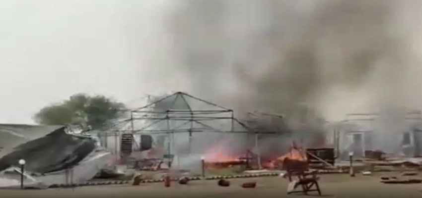 Mahakumbh 2025: महाकुंभ में फिर लगी आग, फायर ब्रिगेड की टीम मौके पर पहुंची