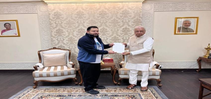 Bihar: तेजस्वी यादव ने राज्यपाल आरिफ खान से की मुलाकात, राजनीतिक गलियारों में मची हलचल