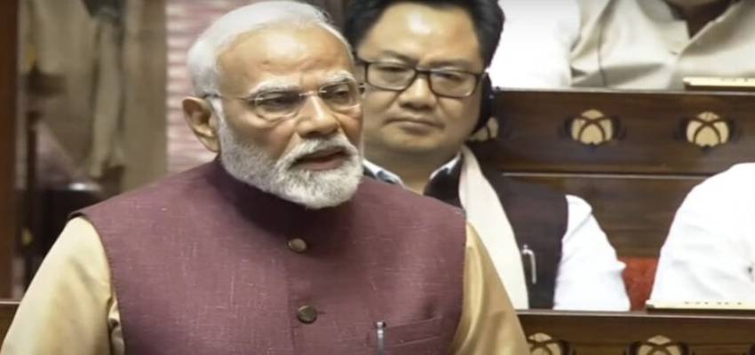 “कांग्रेस को बाबा साहेब आंबेडकर से नफरत”, धन्यवाद प्रस्ताव पर राज्यसभा में बोले PM मोदी