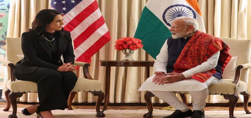 PM Modi in America: अमेरिका पहुंचे प्रधानमंत्री नरेन्द्र मोदी, तुलसी गबार्ड से की मुलाकात, आज ट्रंप के साथ करेंगे द्विपक्षीय वार्ता