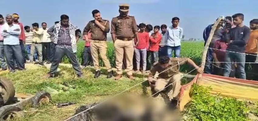 UP News: मैनपुरी में एक व्यक्ति को जिंदा जलाया, पत्नी के अपहरण में था मुख्य गवाह