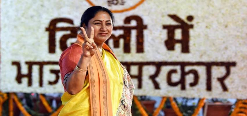 दिल्ली की चौथी महिला CM बनीं रेखा गुप्ता, परवेश वर्मा और आशीष सूद ने ली मंत्रीपद की शपथ