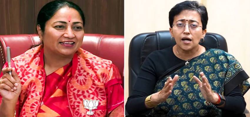 भगत सिंह और आंबेडकर की तस्वीर पर तकरार, दिल्ली के पहले विधानसभा सत्र में जोरदार हंगामा