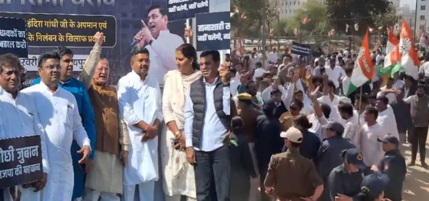राजस्थान विधानसभा के बाहर कांग्रेस कार्यकर्ताओं का हल्लाबोल, जानिए क्या है पूरा मामला?
