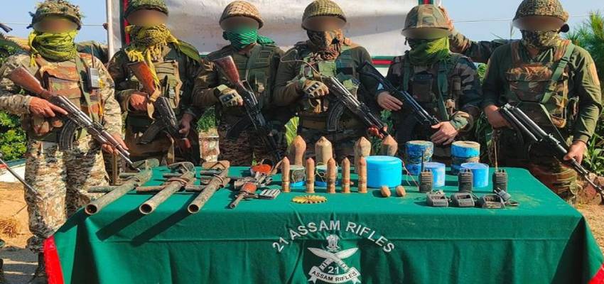 मणिपुर में सुरक्षा बलों ने ध्वस्त किए 5 बंकर, 5 जिलों में लोगों ने अपने हथियार किए सरेंडर