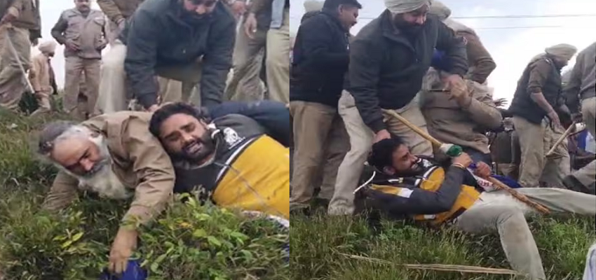 गुरदासपुर में किसानों और पुलिस की झड़प में 7 लोग घायल, एक्सप्रेसवे के लिए जबरन जमीन लेने का आरोप