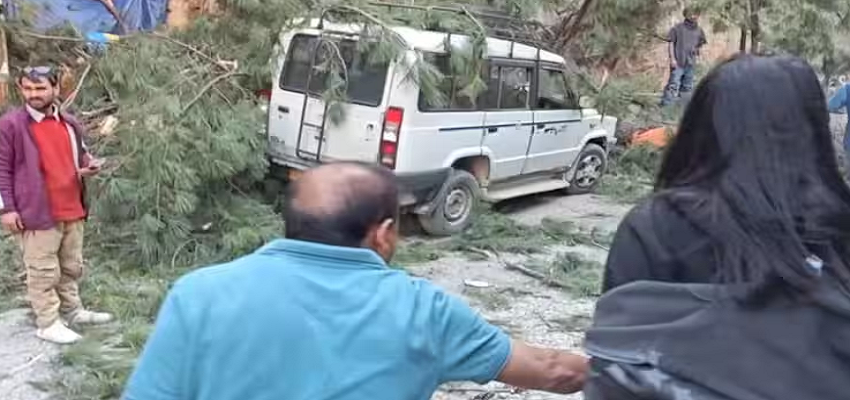 कुल्लू में बड़ा हादसा, मणिकर्ण में पेड़ गिरने से 6 की मौत; मलबे में फंसे कई लोग