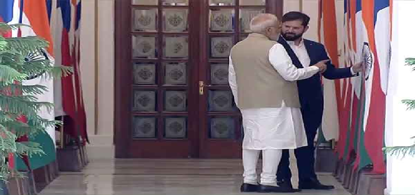 PM मोदी और चिली के राष्ट्रपति का दिल छूने वाला पल, अचानक तिरंगे को लेकर पूछने लगे सवाल