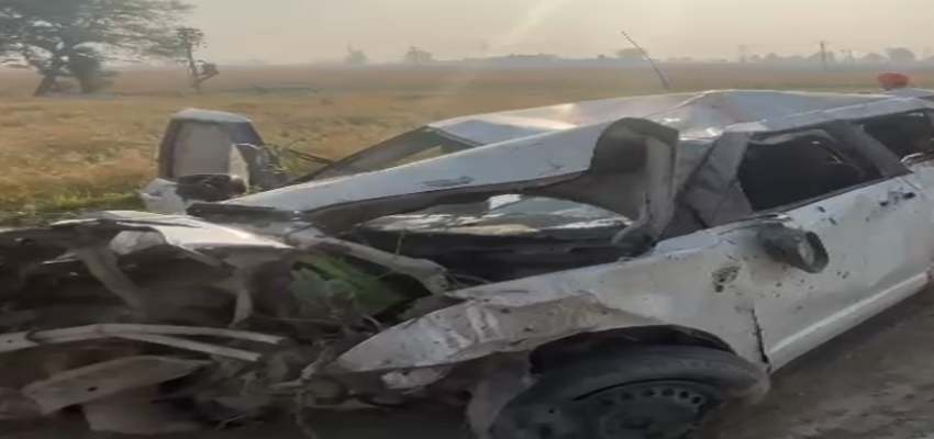 पंजाब में तेज रफ्तार का कहर! डिवाइडर से टकराई कार, 3 लोगों की मौत
