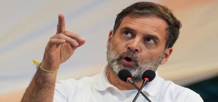 शेयर बाजार में गिरावट से भड़के राहुल गांधी, पीएम मोदी पर साधा निशाना