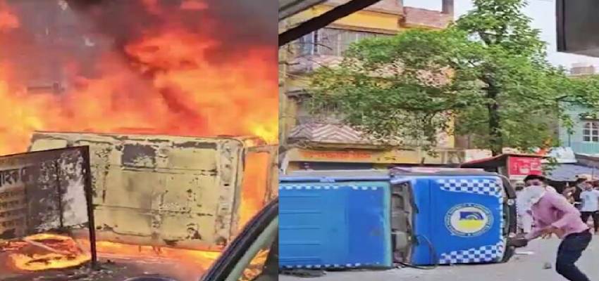 हिंसा की आग में जल रहे मुर्शिदाबाद पर सियासी पारा हाई! बीजेपी का दीदी पर जबरदस्त वार