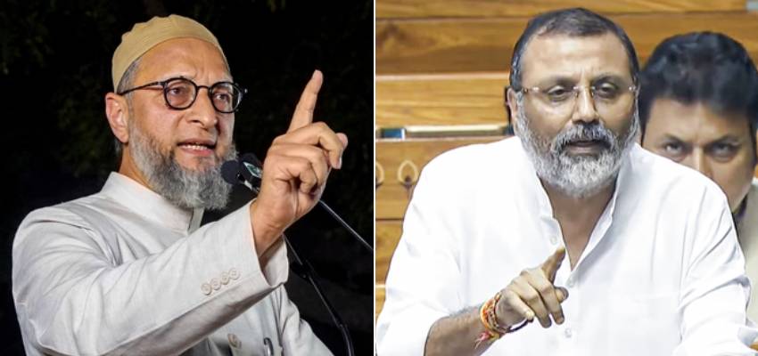 'आप लोग ट्यूबलाइट हैं', BJP सांसद निशिकांत दुबे के बयान पर ओवैसी ने किया पलटवार