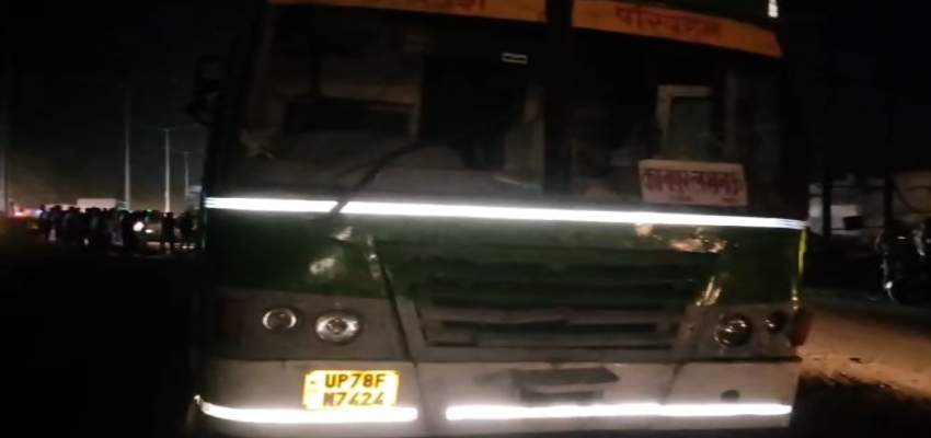 कानपुर देहात में तेज रफ्तार का कहर, रोडवेज बस ने बाइक को मारी टक्कर; 3 की मौत