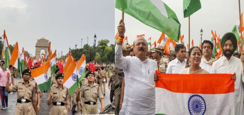 भारतीय सेना के सम्मान में कर्तव्य पथ पर तिरंगा यात्रा, CM रेखा गुप्ता समेत कई नेता हुए शामिल