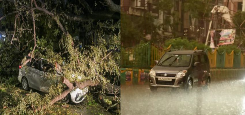 Weather Update: दिल्ली-NCR में तूफान का तांडव; पेड़-होर्डिंग्स गिरे, सड़कों पर लगा लंबा जाम