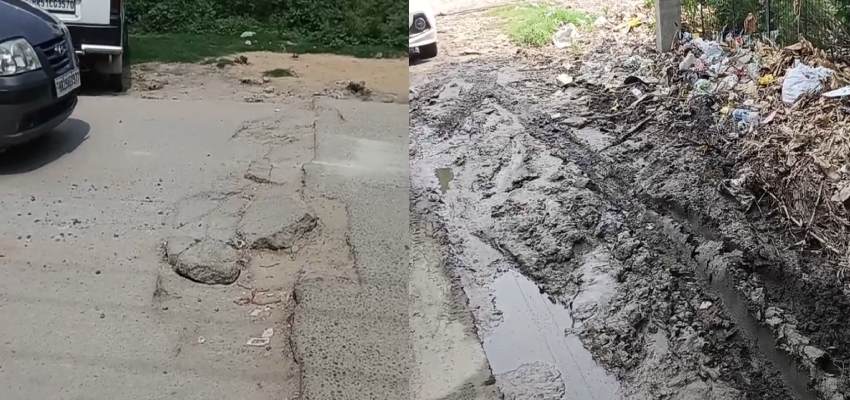 स्मार्ट सिटी की 'स्मार्ट रोड' बन रही है दुर्घटनाओं का कारण, दो साल में ही सड़कें उखड़ी, हादसे शुरू