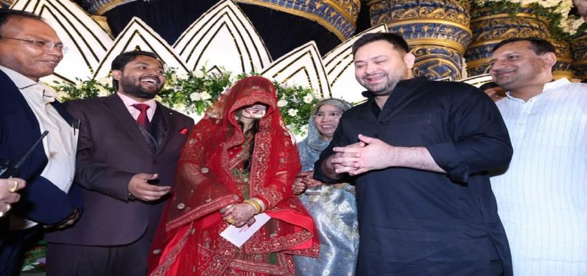 खान सर की रिसेप्शन में तेजस्वी का मजाकिया सवाल, जवाब ने जीता दिल - ब्याह तो आपके मॉडल पर है