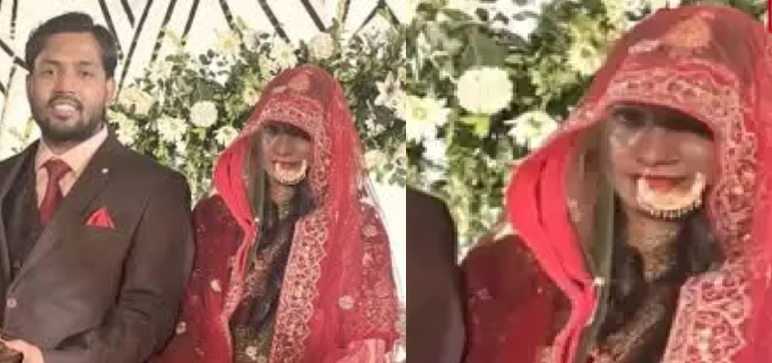 खान सर की पत्नी की तस्वीर वायरल, रिसेप्शन पार्टी में दिखी पहली झलक