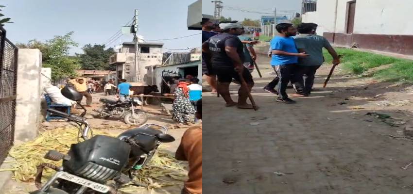 सोनीपत में आपसी कहासुनी हिंसा में बदली, कई लोग घायल