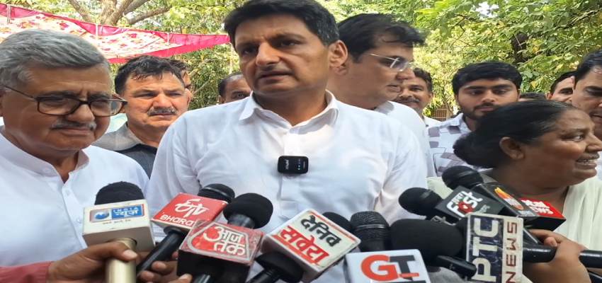 दीपेंद्र हुड्डा ने किरण चौधरी पर निशाना साधा, कहा- कुछ नेता सुबह से लेकर शाम तक मुझे और हुडा साहब पर ही बोलते रहते है