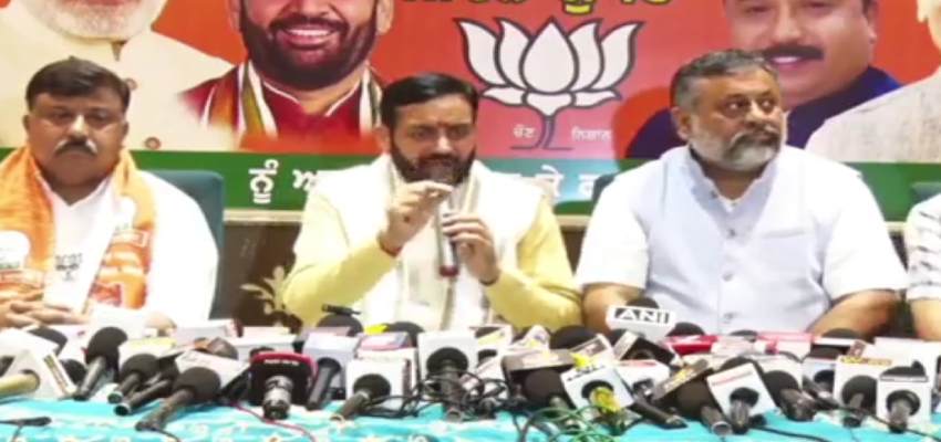 लुधियाना में आप और कांग्रेस पर साधा निशाना, कहा- भ्रष्टाचार की राह पर चल रही है मान सरकार