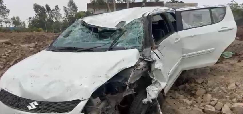 पुण्डरी में कार और मोटरसाइकिल की जबरदस्त भिड़ंत, 2 भाईयों की दर्दनाक मौत