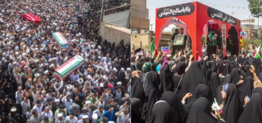 ईरान में बही खून की नदियां...सड़कों पर दिखी ताबूतों की कतार, लोग कर रहे शांति की मांग