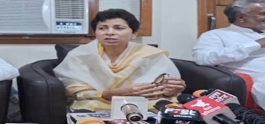 ‘समाज को बांटकर और झूठ बोलकर वोट लेती है भाजपा’ कुमारी सैलजा ने बीजेपी पर लगाए गंभीर आरोप