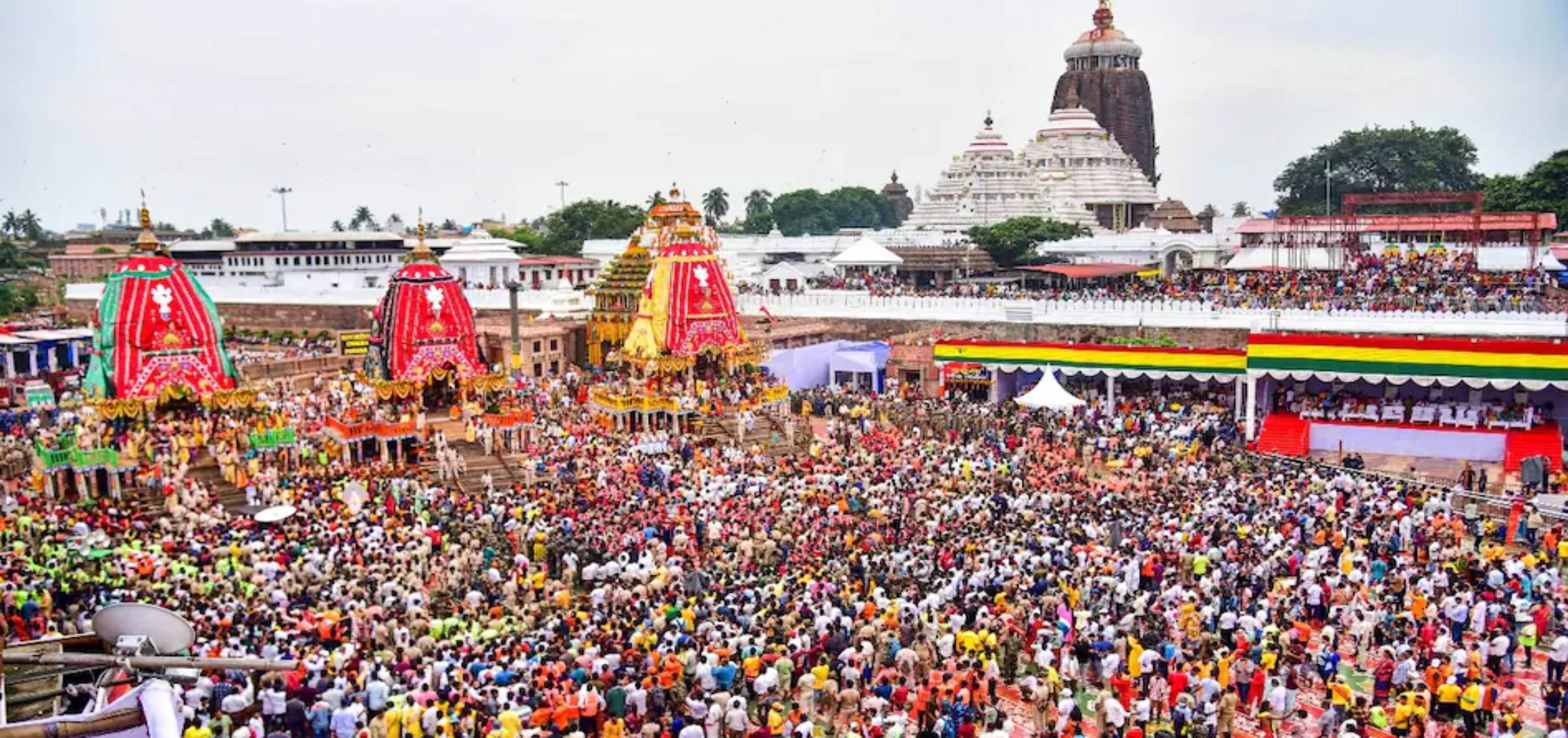 जगन्नाथ रथ यात्रा भगदड़ मामले में सीएम माझी का बड़ा एक्शन, दो अधिकारी सस्पेंड, DM-SP का तबादला