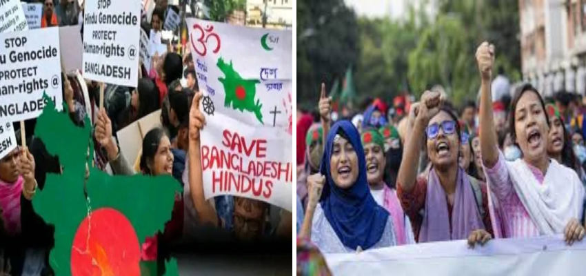 हिंदू लड़की से रेप मामले पर सुलगा बांग्लादेश, ढाका यूनिवर्सिटी से सड़कों तक लोगों का प्रदर्शन