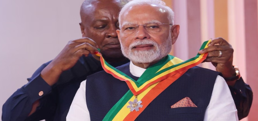 PM मोदी को मिला सर्वोच्च सम्मान, भारत-घाना के बीच शुरू हुआ साझेदारी का नया दौर; अहम समझौते साइन