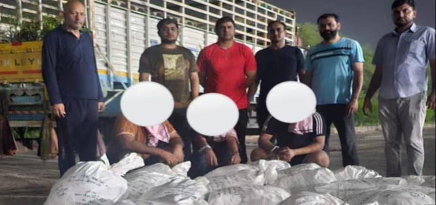 दिल्ली में ड्रग रैकेट का पर्दाफाश, 411 किलो का गांजा जब्त; पुलिस की गिरफ्त में 4 तस्कर