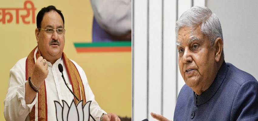 धनखड़ के इस्तीफे पर हुए विवाद को लेकर नड्डा का बड़ा बयान, बोलें- चेयर के लिए नहीं...