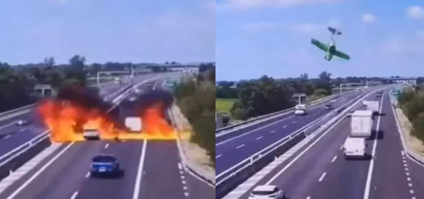 इटली के ब्रेशिया में बड़ा विमान हादसा, आपातकालीन लैंडिंग के दौरान पलटा प्लेन; दो की मौत