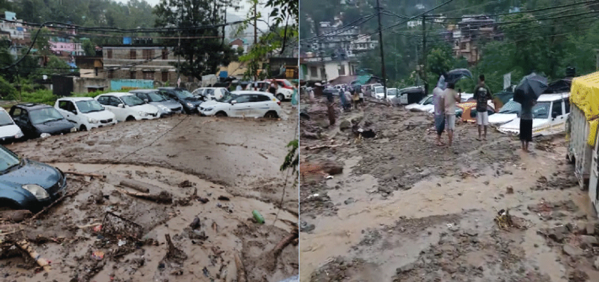 मंडी में बाढ़ और बारिश का तांडव, बादल फटने से 3 लोगों की मौत; 2 लापता