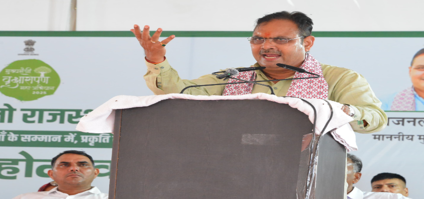 सीएम भजनलाल शर्मा के नेतृत्व में हरित क्रांति का सूत्रपात, राजस्थान में अब तक लगे 6 करोड़ से ज्यादा पौधे