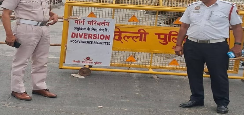 अर्जेंट मूवमेंट को लेकर दिल्ली के इन रास्तों पर मिल सकता है जाम,  ट्रैफिक पुलिस ने जारी की एडवाइजरी