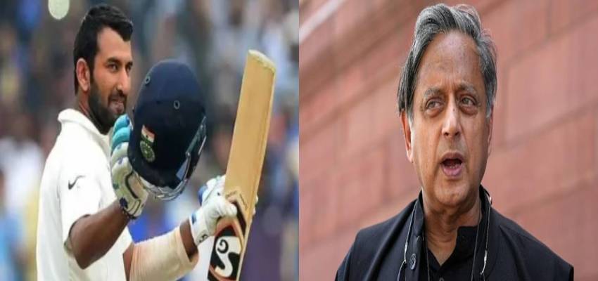 चेतेश्वर पुजारा के रिटायरमेंट पर शशि थरूर हुए भावुक, कहा - सम्मानजनक विदाई के हकदार थे वो...