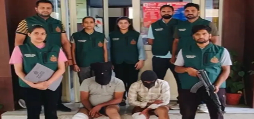 दिल्ली पुलिस की स्पेशल सेल  के डर से कांपे अपराधी, एनकाउंटर के बाद 2 बदमाश गिरफ्तार