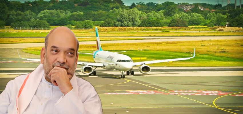 जम्मू से दिल्ली लौटते समय खराब मौसम ने रोका अमित शाह का विमान, करनी पड़ी इमरजेंसी लैंडिंग